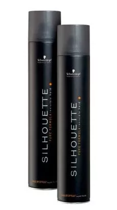 Schwarzkopf Silhouette, bardzo mocny lakier do włosów, dwupak, 2x750ml