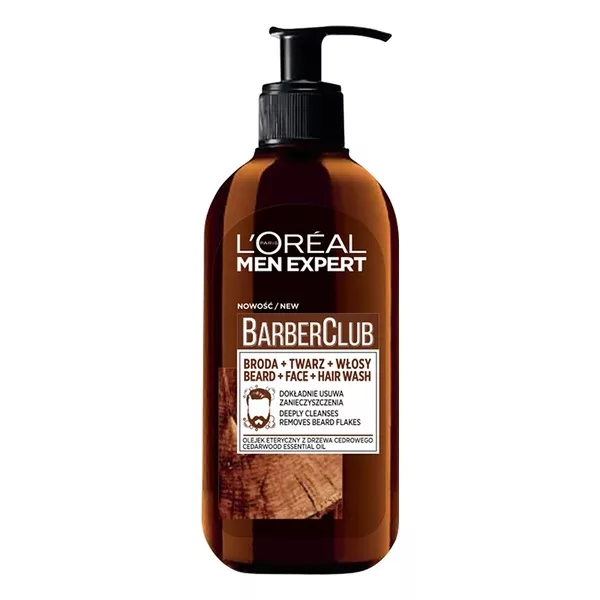L'Oreal Paris Men Expert Barber Club Żel do brody, twarzy i włosów, 200ml