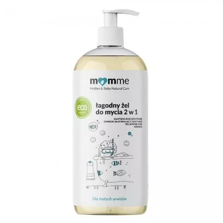 MomMe Łagodny żel do mycia dla dzieci 2w1 500ml