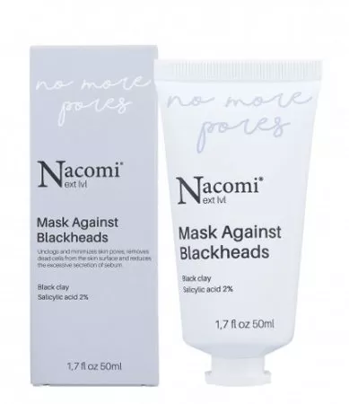 Nacomi Next Level, maseczka przeciw zaskórnikom, 50ml