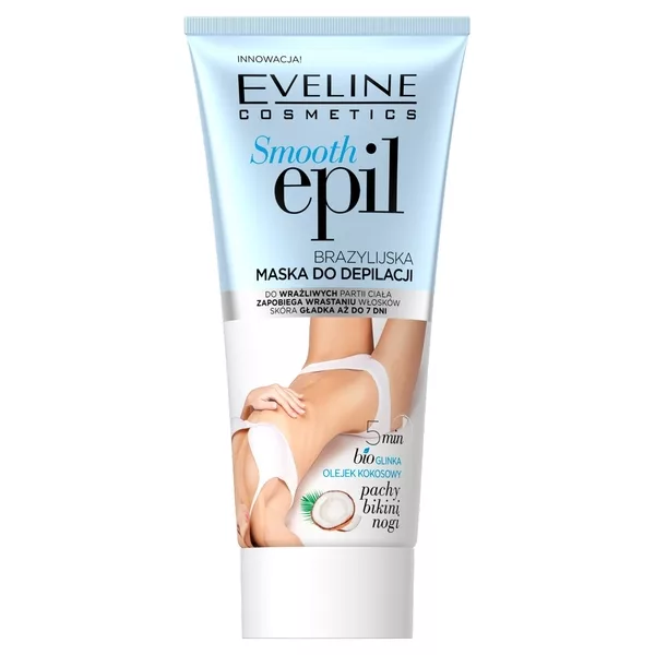 Eveline Smooth Epil, brazylijska maska do depilacji, wrażliwych części ciała, 175ml