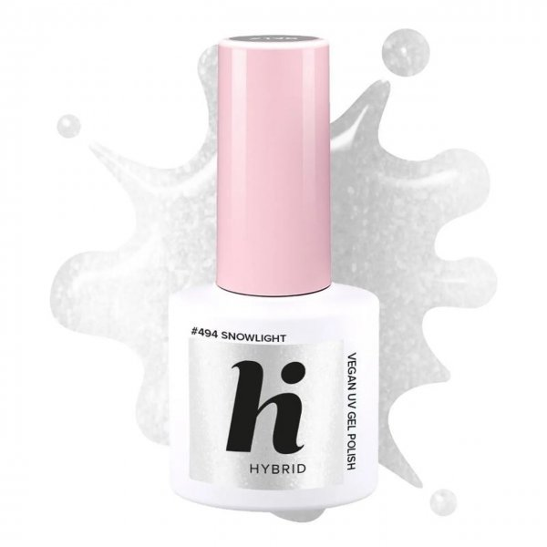 hi hybrid Frosted Fairytale, lakier hybrydowy, #494 Snowlight, 5ml