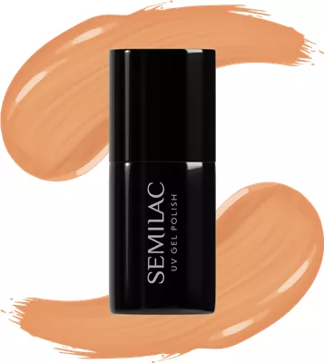 Semilac lakier hybrydowy, 7ml, 600 Apricot Crush