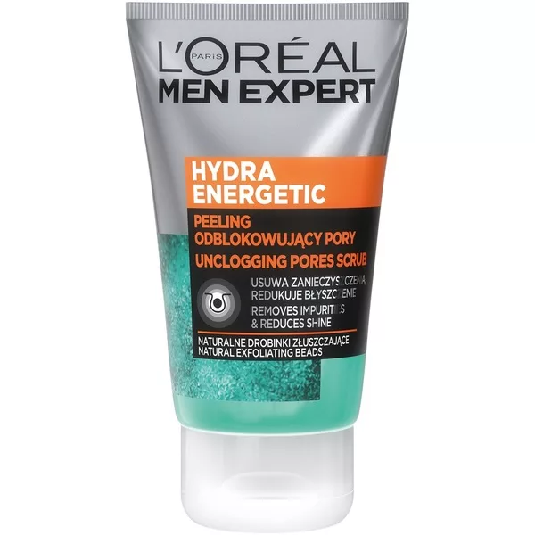 L'Oreal Paris Men Expert Hydra Energetic peeling odblokowujący pory, 100ml