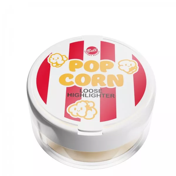 Bell Popcorn, sypki rozświetlacz, 001, 3g