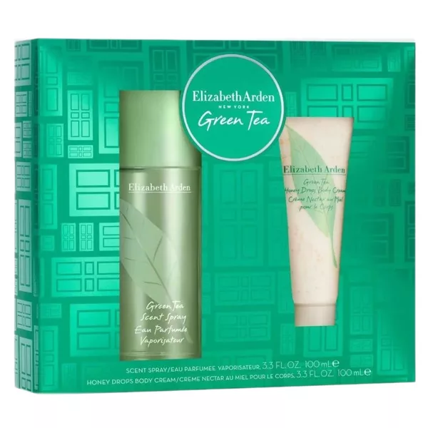Elizabeth Arden Green Tea komplet prezentowy woda perfumowana 100ml i balsam do ciała 100ml dla kobiet