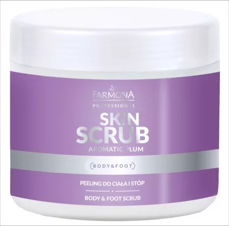 Farmona Professional Skin Scrub, Peeling do ciała i stóp, AROMATIC PLUM, 500g