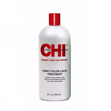 CHIi Color Lock Treatment, zakwaszająca odżywka do włosów, 355ml