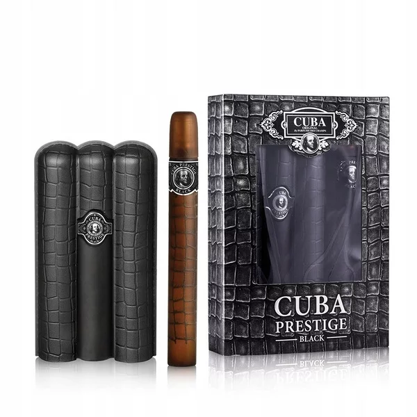 Cuba Original Cuba Prestige Black zestaw woda toaletowa spray 90ml + woda toaletowa spray 35ml (M)