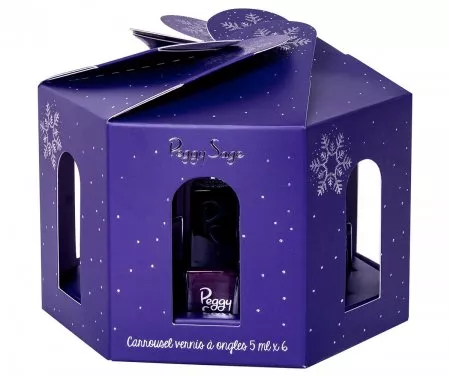 Peggy Sage, zestaw prezentowy: karuzela lakierów klasycznych, 6x5ml