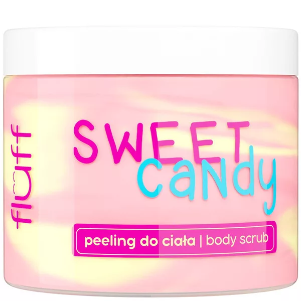 Fluff, peeling do ciała o zapachu słodkich cukierków, 160ml - data ważności (5.2026)