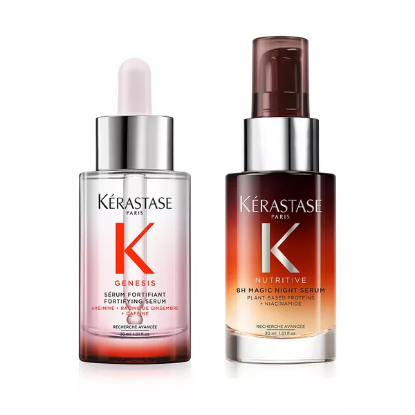 Kerastase Magic Duo, zestaw serum wzmacniająco-regenerujących do włosów i skóry głowy, serum Genesis 30ml + serum Nutritive 30ml