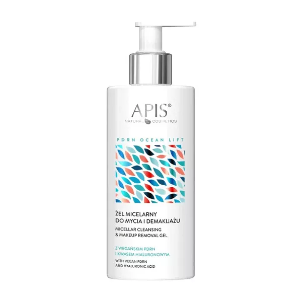 Apis PDRN Ocean Lift, wygładzający żel micelarny do mycia i demakijażu, 300ml