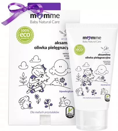 MomMe Dla Maluszka aksamitna oliwka pielęgnacyjna dla dzieci 100ml