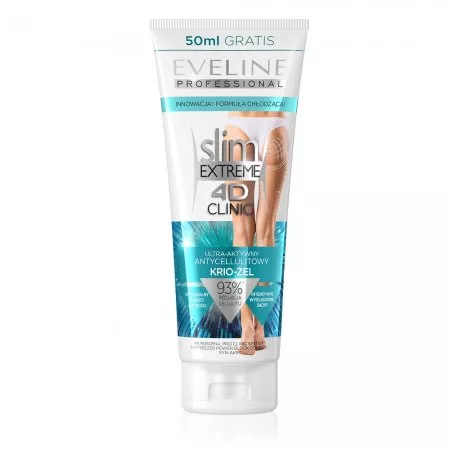 Eveline Cosmetics Slim Extreme 4D Clinic ultra-aktywny antycellulitowy krio-żel do ciała 250ml