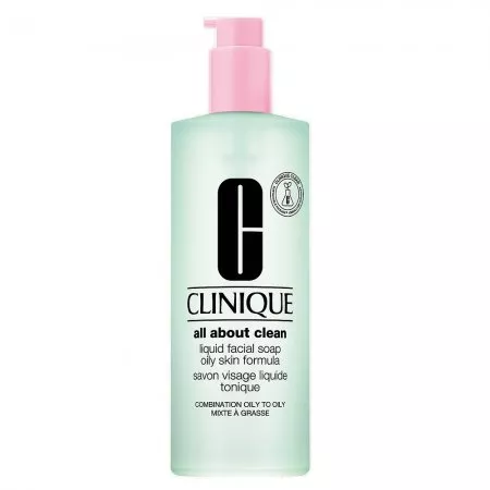 Clinique All About Clean™ Liquid Facial Soap Oily mydło w płynie do twarzy dla skóry tłustej 400ml