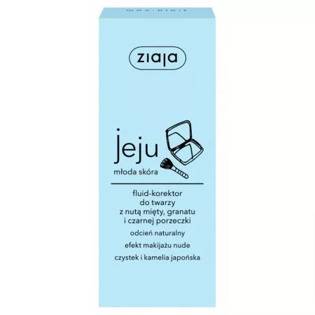Ziaja Jeju, fluid-korektor do twarzy, 50ml