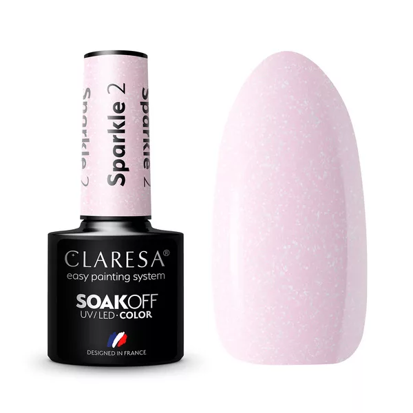 Claresa, Lakier hybrydowy, SPARKLE 2, 5g