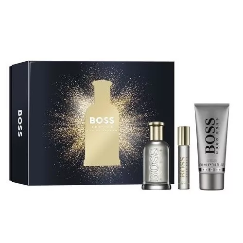 Hugo Boss Boss Bottled zestaw woda perfumowana spray 100ml + woda perfumowana spray 10ml + żel pod prysznic 100ml (M)