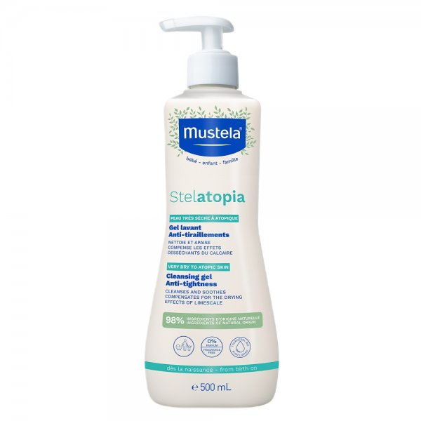 Mustela Stelatopia żel do mycia 500ml