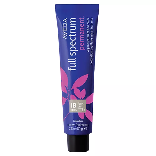 Aveda Full Spectrum Permanent Vegan Treatment Hair Color trwała farba do włosów 1B Intense Base 80g