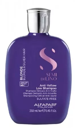 Alfaparf Milano Semi Di Lino Blonde, szampon ochładzający odcień blond i siwy, 250ml