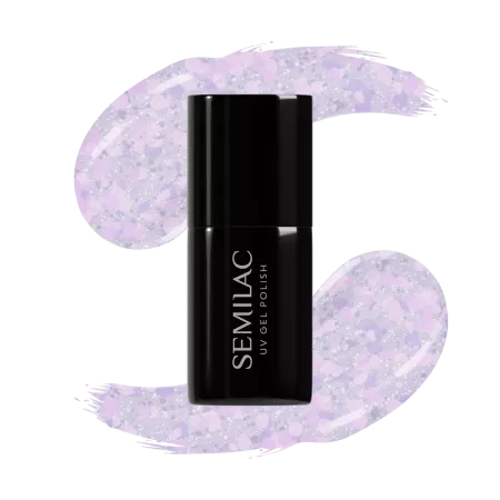 Semilac, lakier hybrydowy, 492 Icy Lavender Bliss, 7ml
