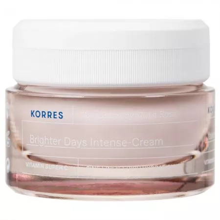 Korres Korres Apothecary Wild Rose rozjaśniający krem na dzień z olejkiem z dzikiej róży dla skóry suchej 40ml
