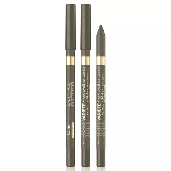 Eveline Cosmetics Variete wodoodporna żelowa kredka do oczu 11 Khaki