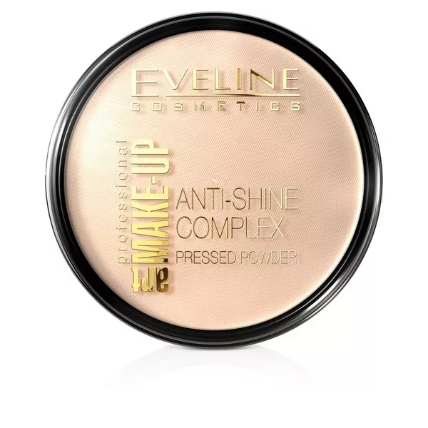 Eveline Art Professional Make-Up, matujący puder mineralny z jedwabiem, 33 golden sand, 14g