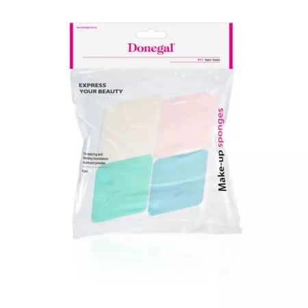Donegal Gąbki do makijażu romb 4szt 4306