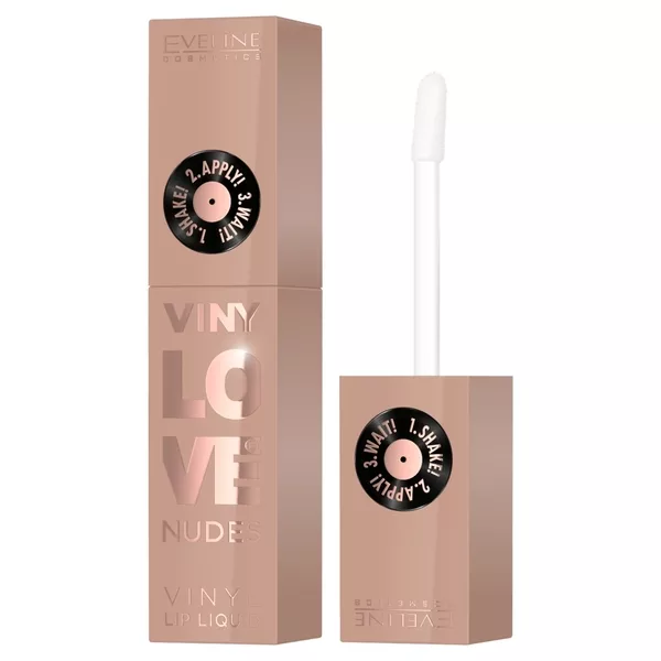 Eveline Cosmetics VinyLove Nudes długotrwała pomadka płynna z efektem winylowym 11 Creamy 4ml