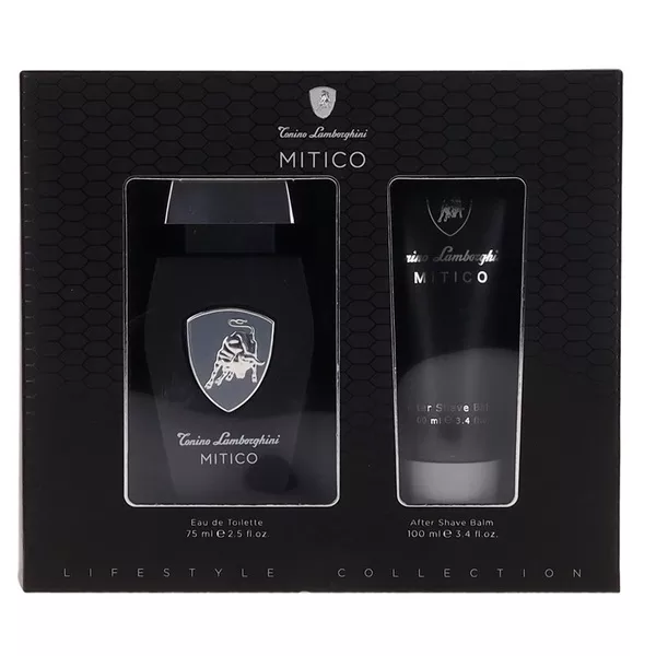 Tonino Lamborghini Mitico zestaw woda toaletowa spray 75ml + balsam po goleniu 100ml (M)