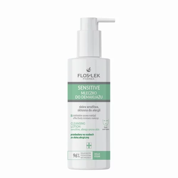 FlosLek Sensitive mleczko do demakijażu do skóry wrażliwej 175ml