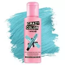 Crazy Color, toner odżywczy do włosów, Bubblegum Blue - turkusowy, nr 63, 100ml