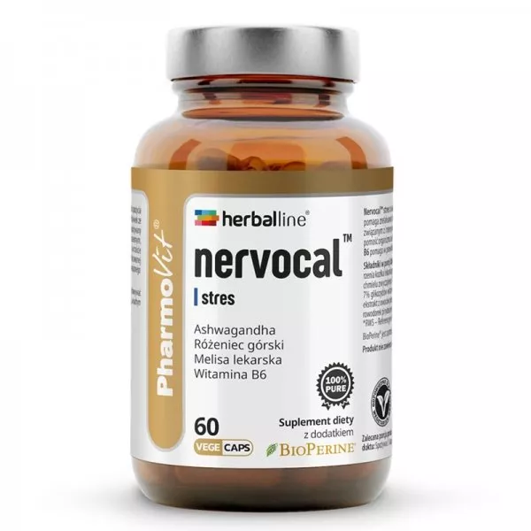 Pharmovit Nervocal stres suplement diety 60 kapsułek