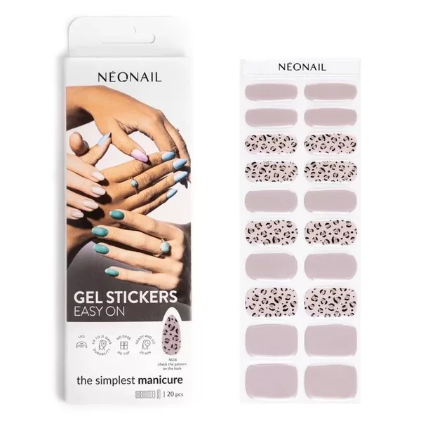 Neonail Easy On, naklejki do paznokci, M04