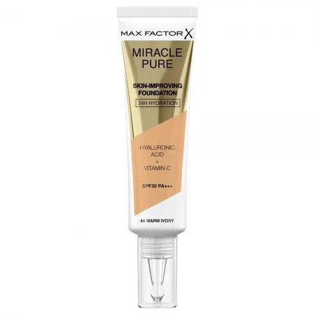 Max Factor Miracle Pure SPF30 PA+++ podkład poprawiający kondycję skóry 44 Warm Ivory 30ml