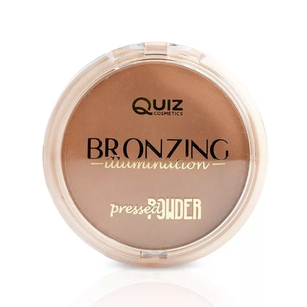 Quiz Cosmetics Bronzing Ilumination Powder puder brązujący wzbogacony witaminą E N°02 10g