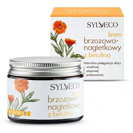 Sylveco, Krem do twarzy brzozowo-nagietkowy z betuliną, 50ml