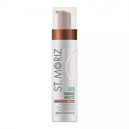 St.Moriz Advanced Pro Colour Correcting Mousse zaawansowany mus do opalania z efektem korekty koloru Medium 200ml