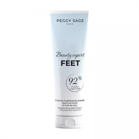 Peggy Sage, krem nawilżający Shea do stóp z olejkiem kokosowym, 100ml