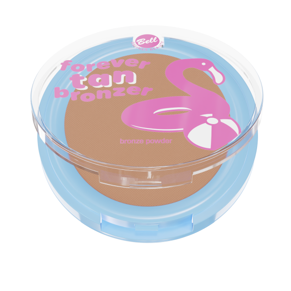 Bell Summer Vibes, wodoodporny puder brązujący do twarzy, 002