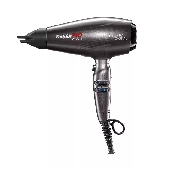 BaByliss PRO 4Artists Stellato Digital, suszarka do włosów, silnik Ferrari, 2400W, ultralekka, profesjonalna, BAB7500IE