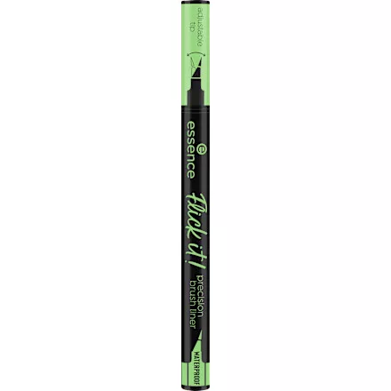 Essence Flick it!, precyzyjny wodoodporny eyeliner w pędzelku, 01, 0.5ml