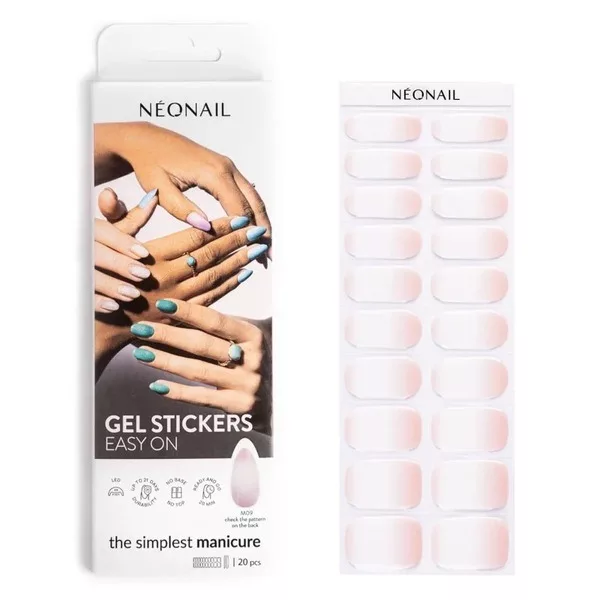 Neonail Easy On, naklejki do paznokci, M09
