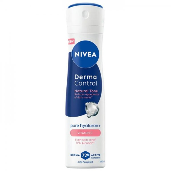 Nivea Derma Control Natural Tone antyperspirant spray 150ml (W)