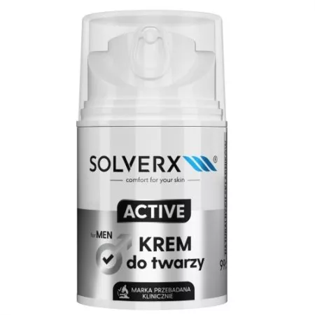 Solverx Active krem do twarzy dla mężczyzn 50ml