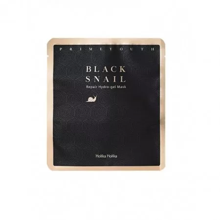 Holika Holika Prime Youth Black Snail, hydrożelowa maska ze śluzem ślimaka, 25g