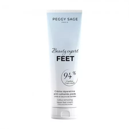 Peggy Sage, krem do stóp na pękające pięty z masłem shea, 100ml